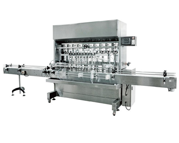 Automatisk 12 Heads Gravity Liquid Filling Machine til soyasaus