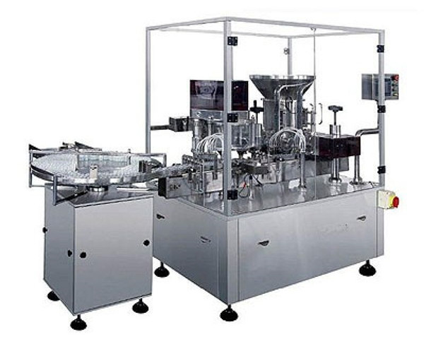 Påfyllingsmaskin med tørt pulver