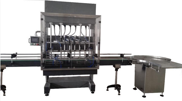 Automatisk fyllemaskin for flaskeblekemiddel